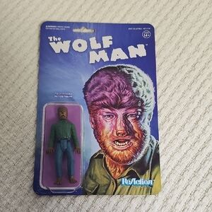 The Wolf Man Action Figure - Green and Blue